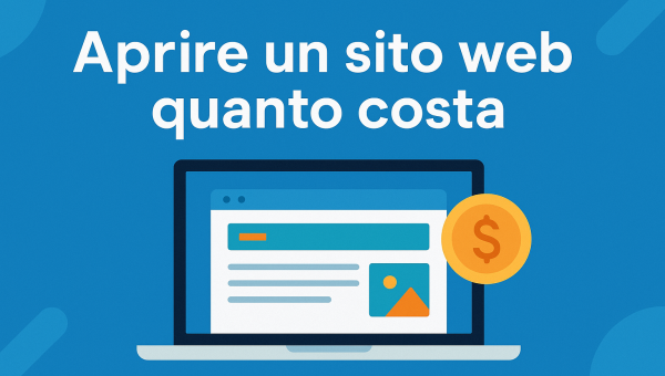 Aprire un sito web quanto costa